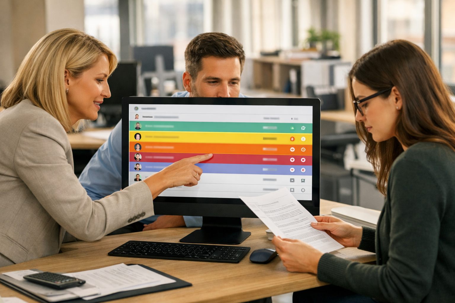 Accounting firm request triage hub