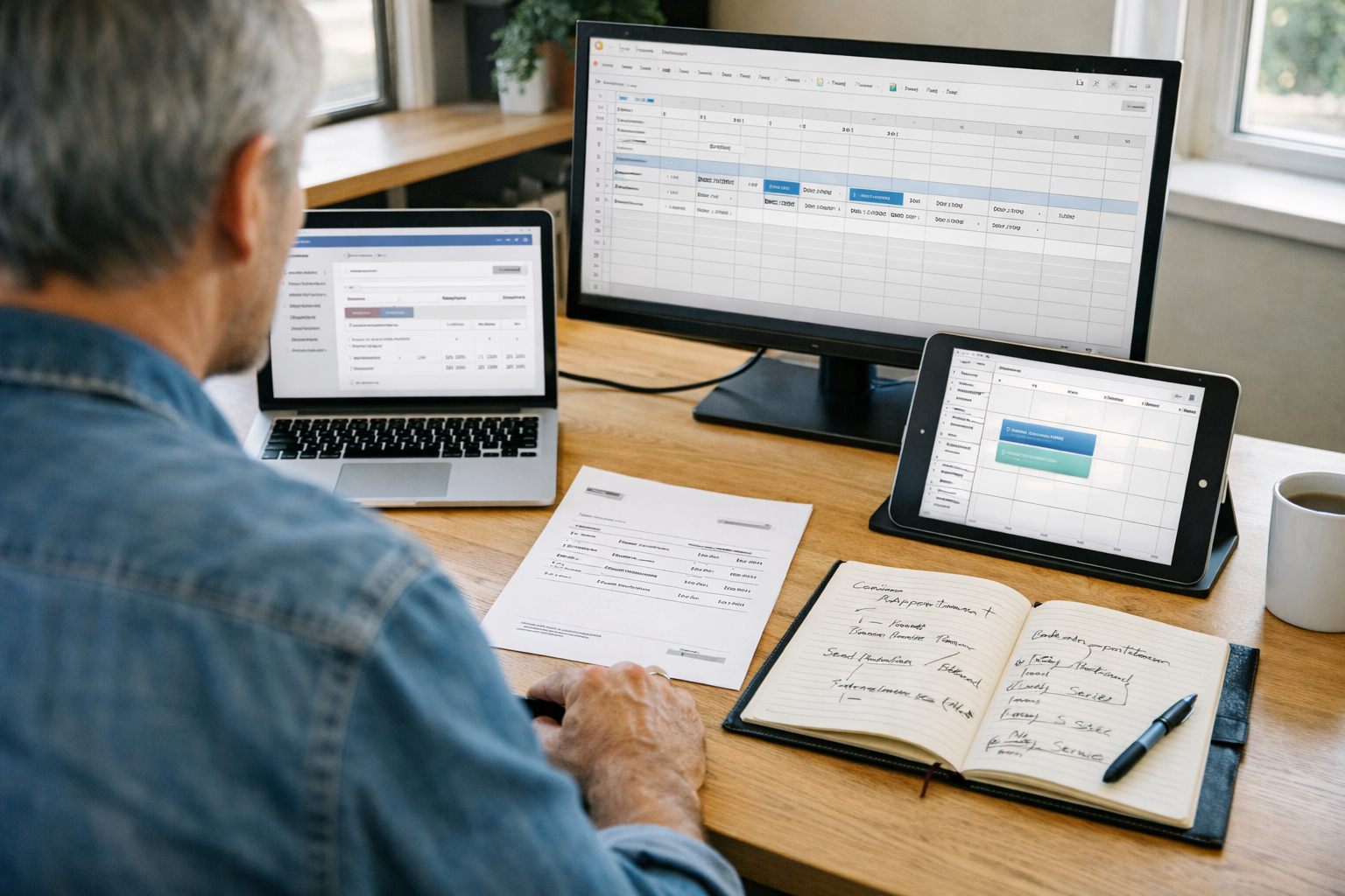 Auditing a customer record across business systems