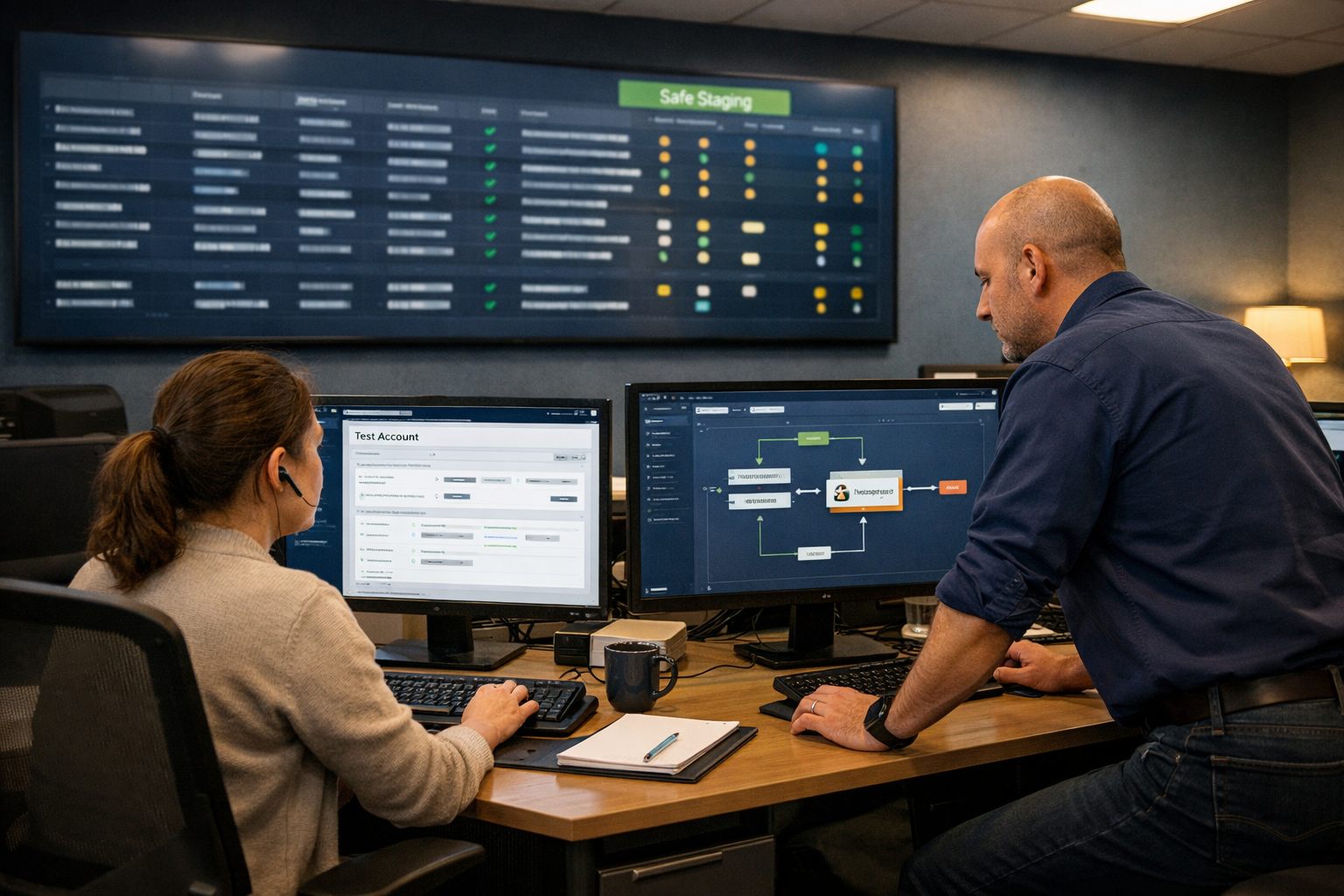 Automation Test Control Room