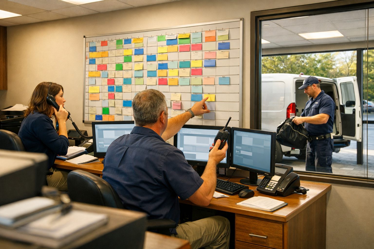 Connected Plumbing Dispatch Office