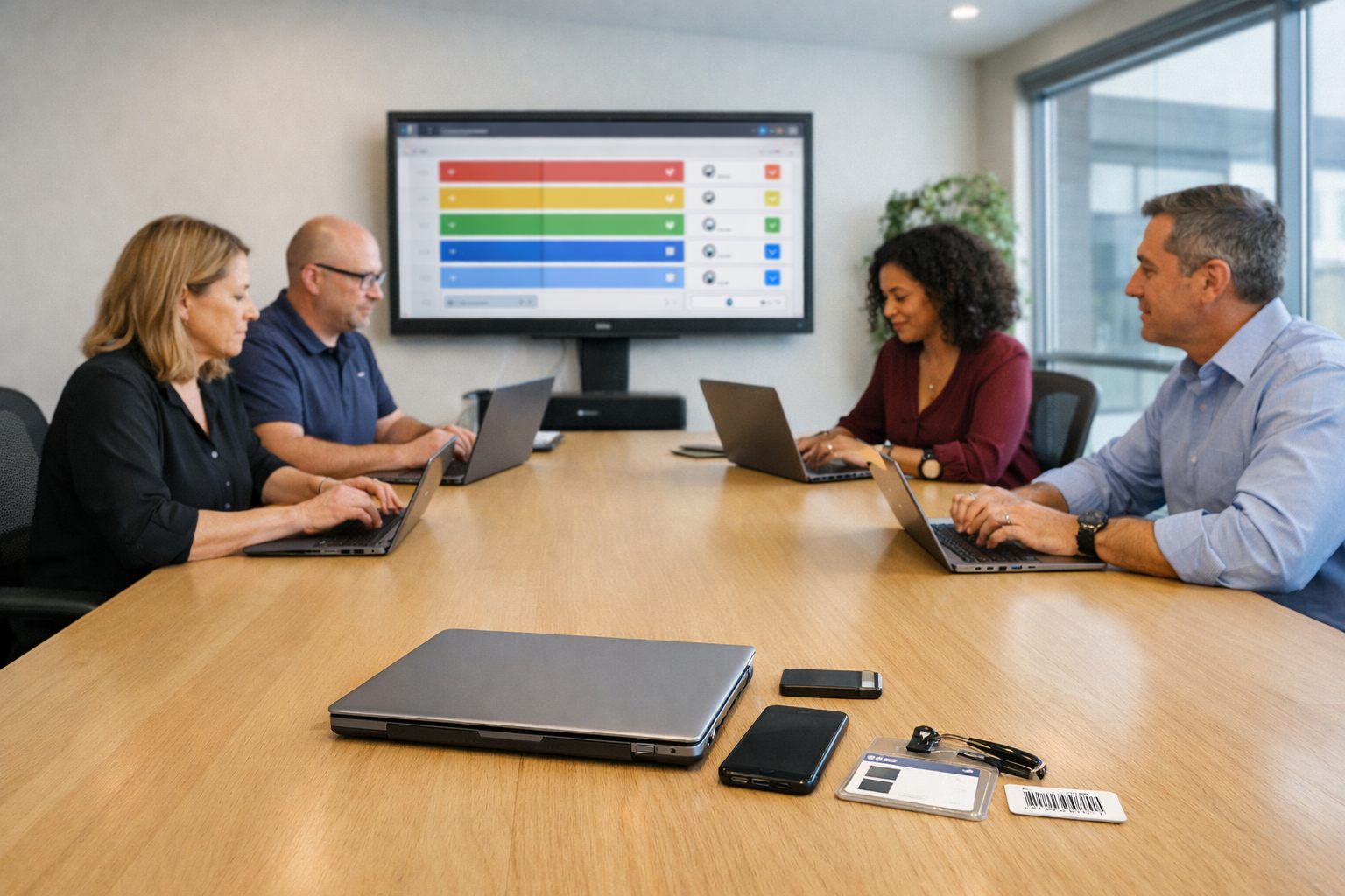 Controlled employee offboarding workflow