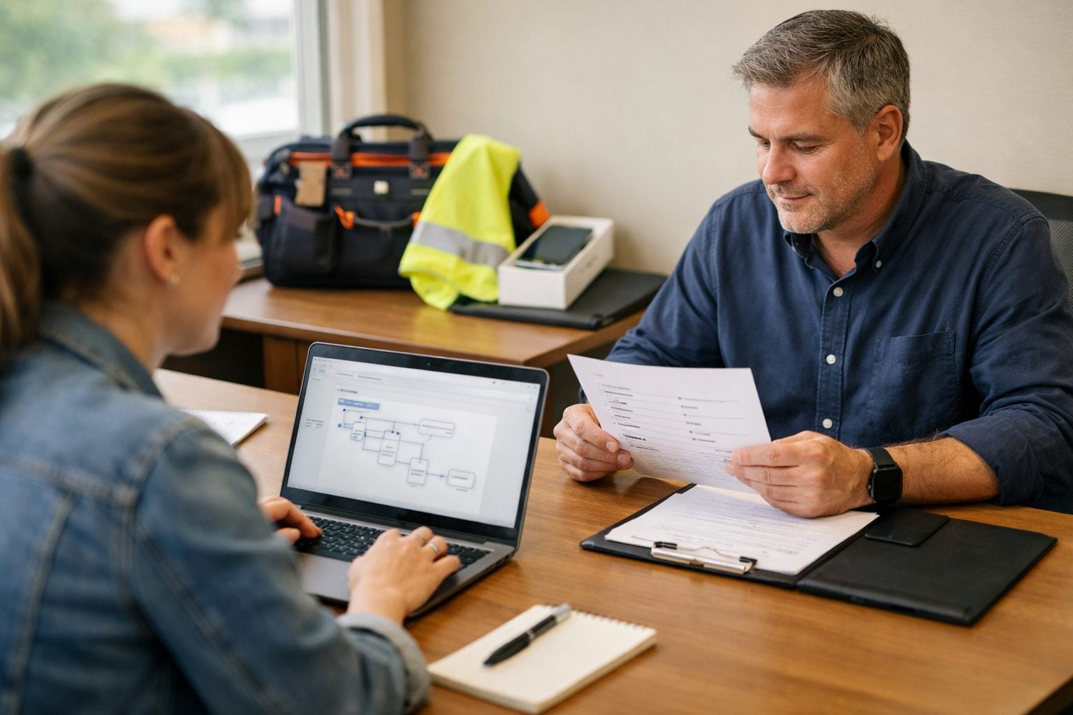 Coordinated field technician onboarding