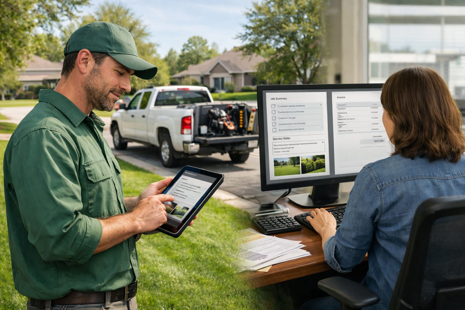 Field-to-Office Invoice Handoff