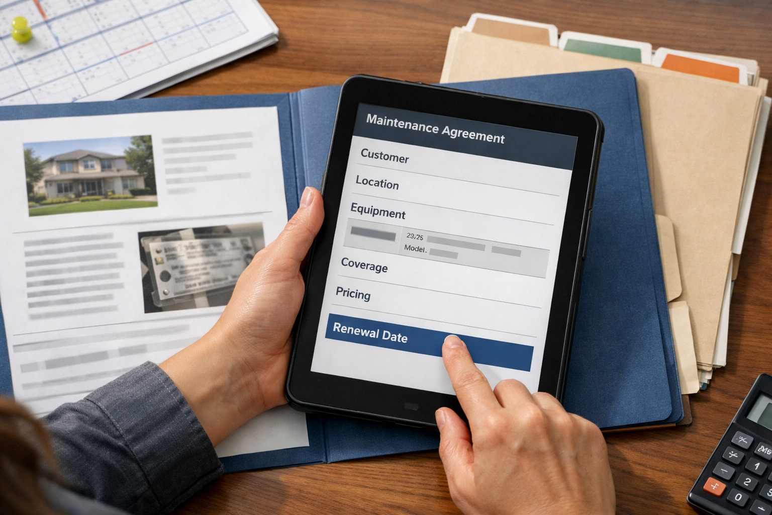 Agreement Record by Service Location