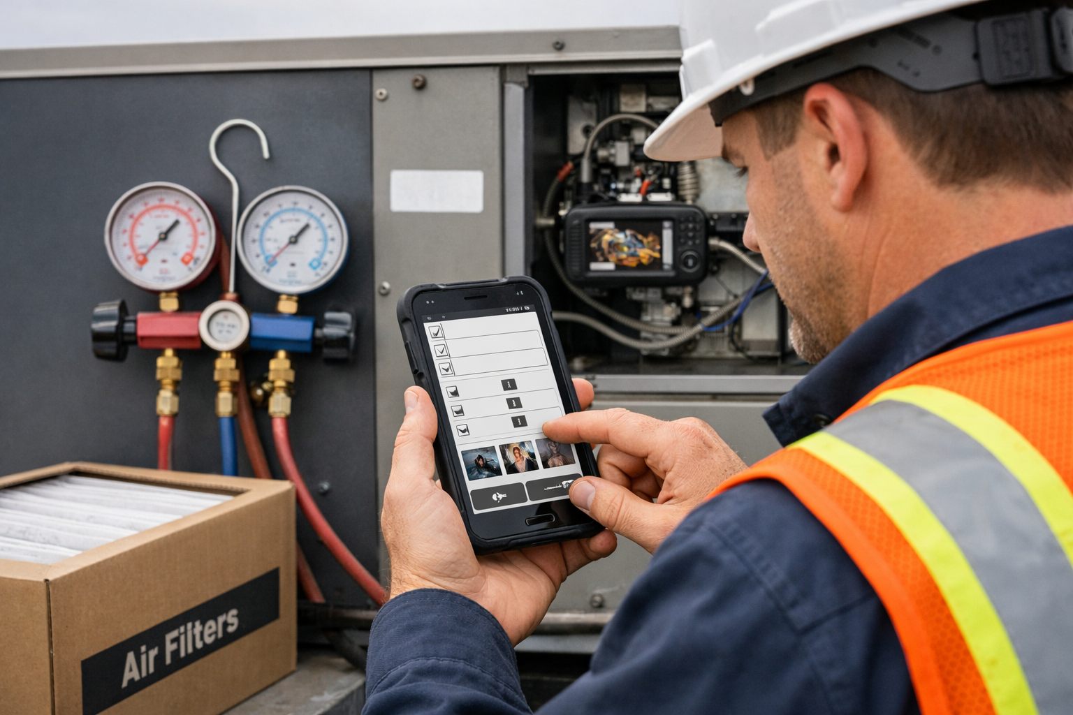 Capturing standardized job data in the field