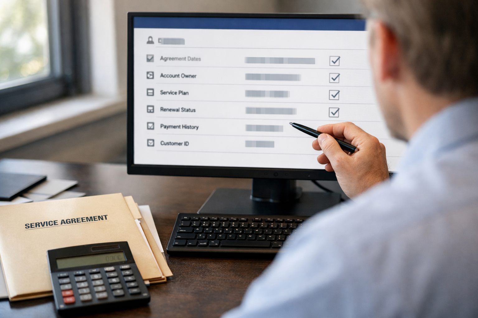 Complete Customer Record Review