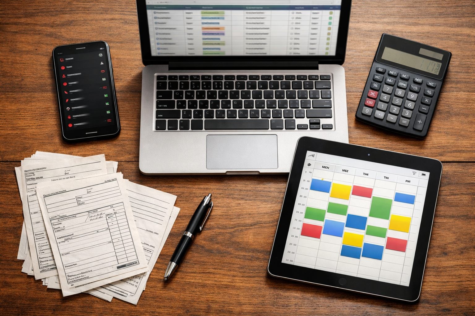 Gathering matched operational records