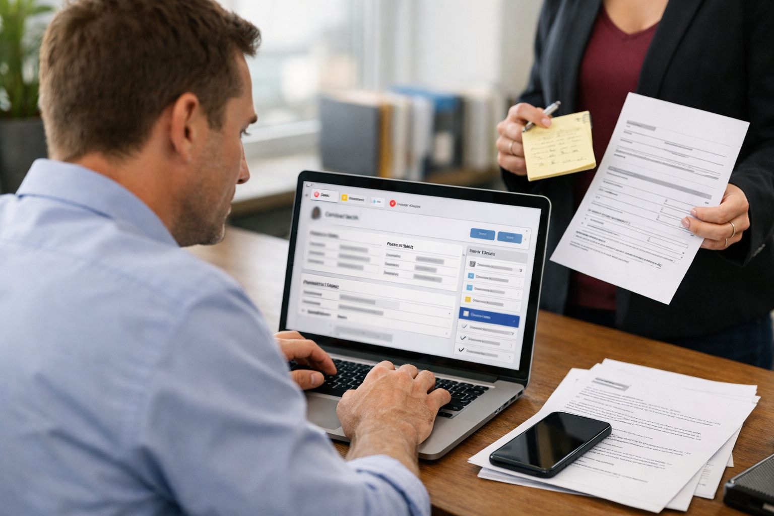 New business lead intake and producer routing
