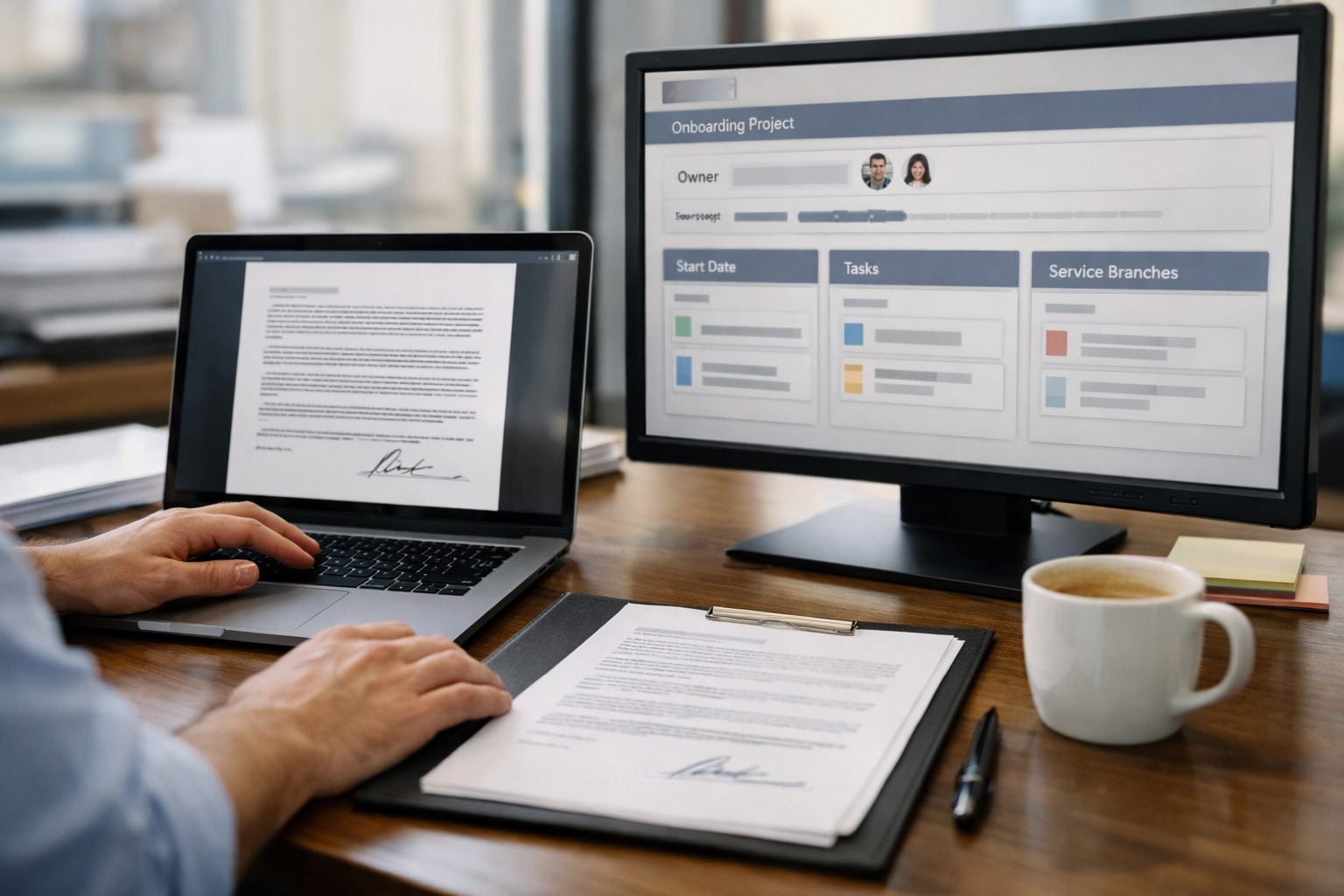 Signed Engagement Triggers the Workflow