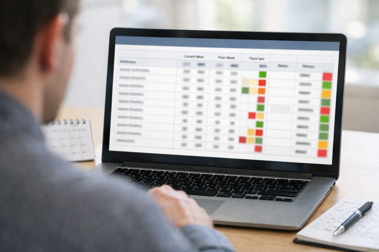 Small dashboard with accountable ownership