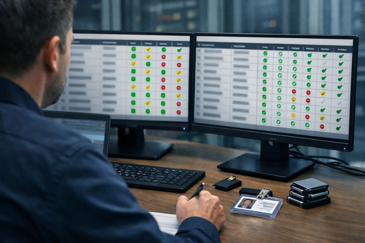 Timed access deprovisioning review