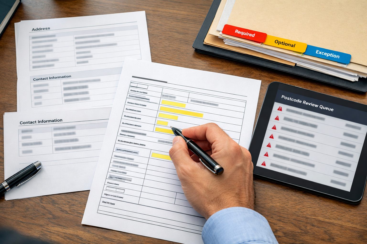 Inputs and Exception Review