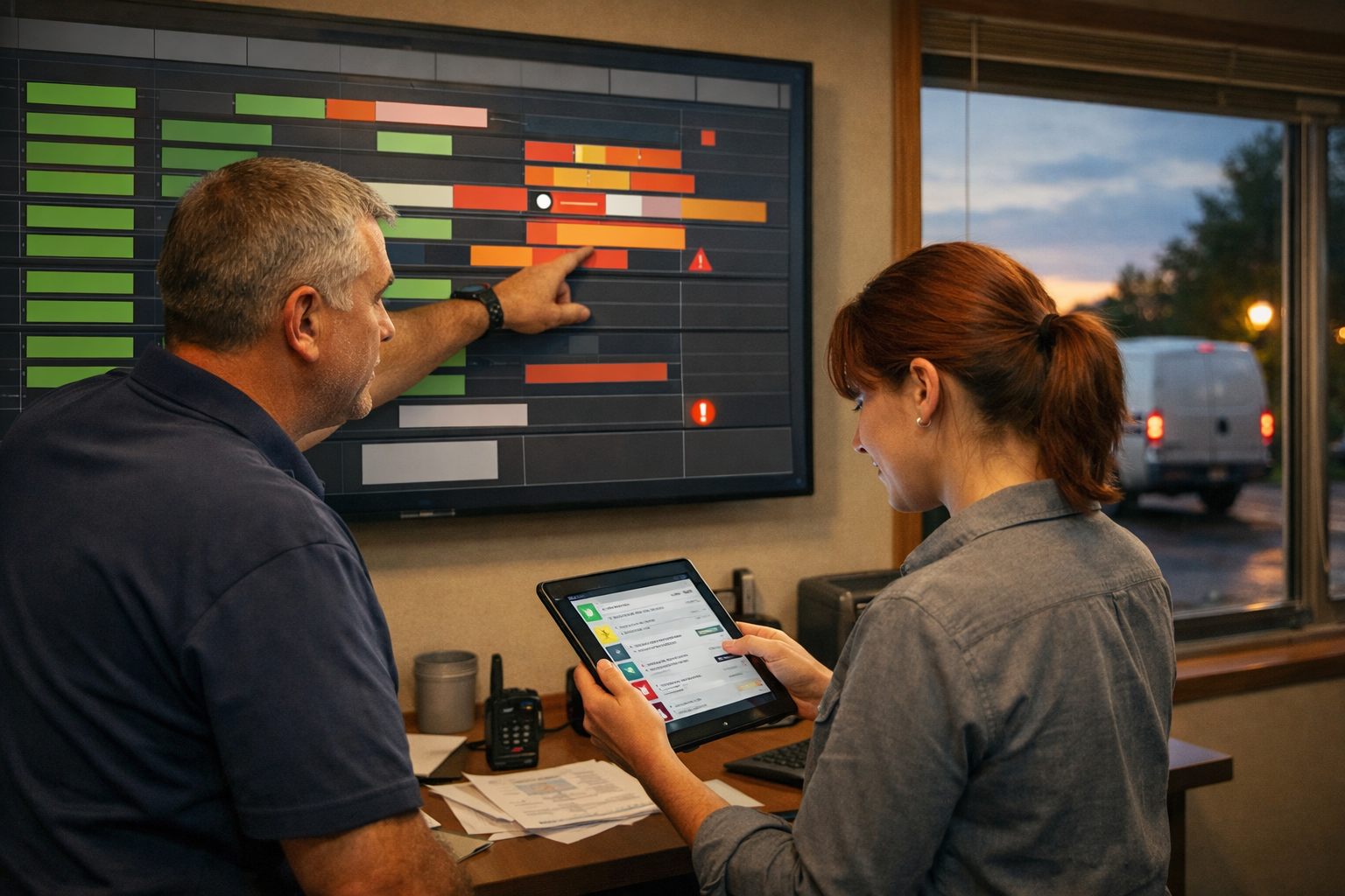 Exception Alert and Daily Dispatch Review