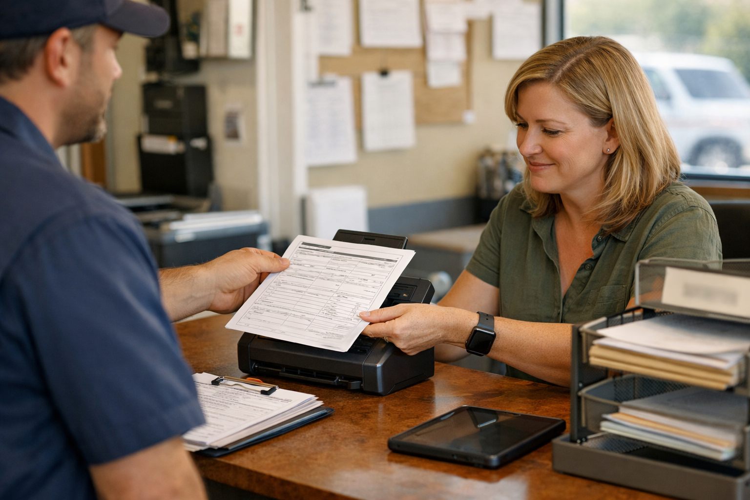 Field Service Report Handoff