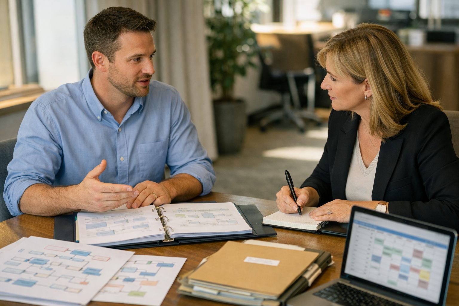 Manager knowledge-transfer handoff
