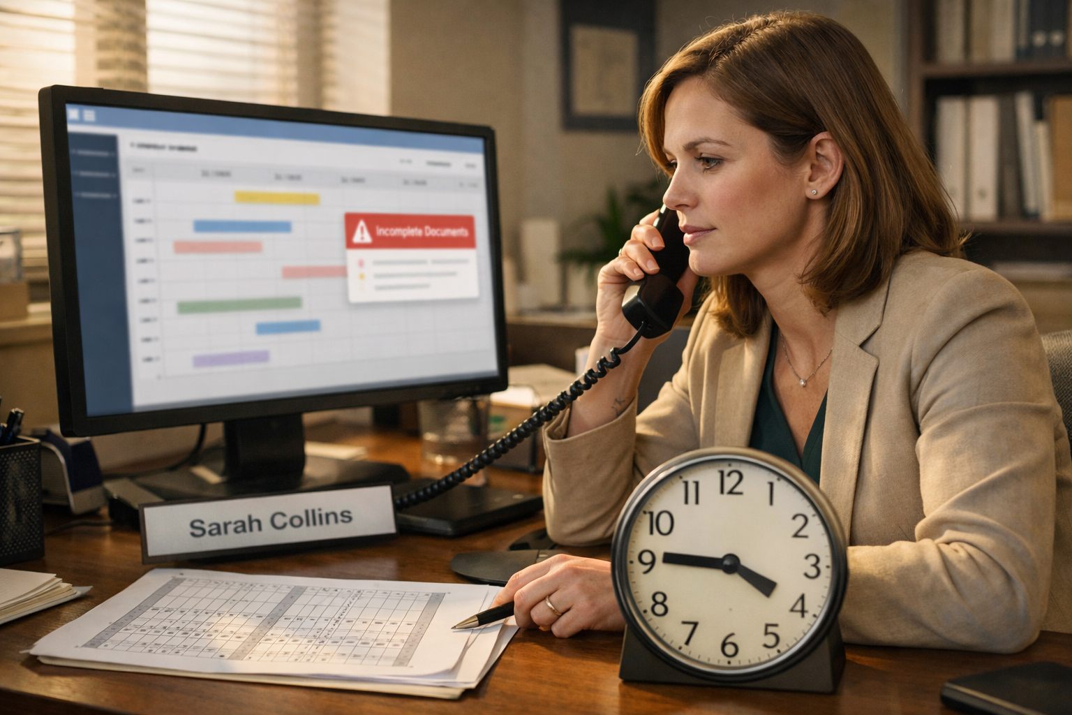 Staff escalation before deadline