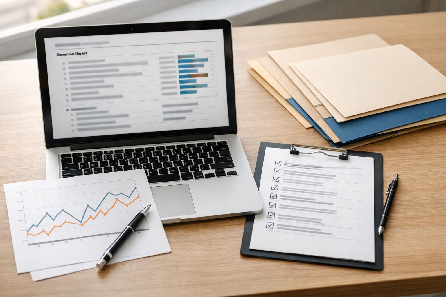 Weekly exception digest review